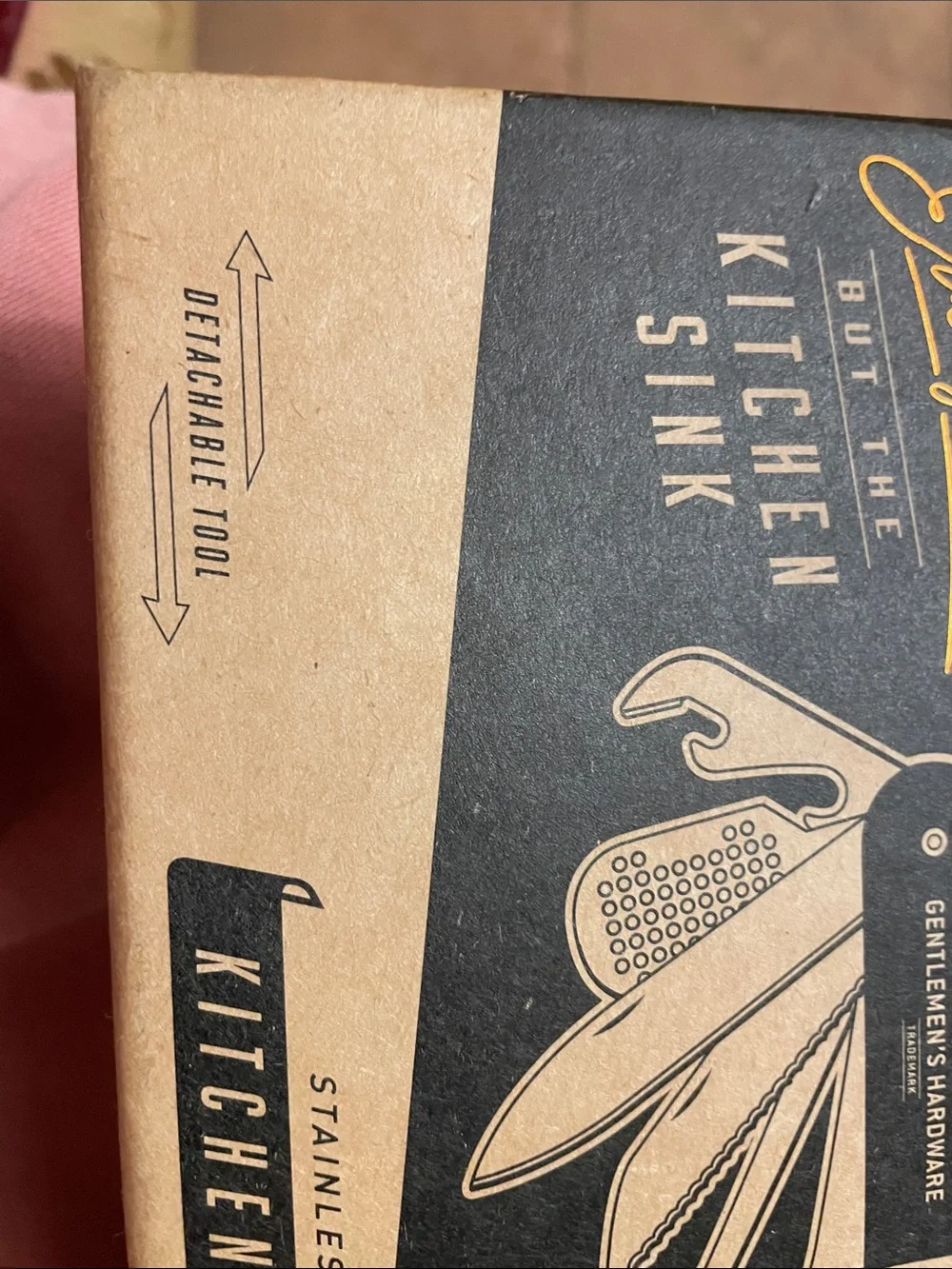 12-in-1 Kitchen Multi-Tool - Black & Tan